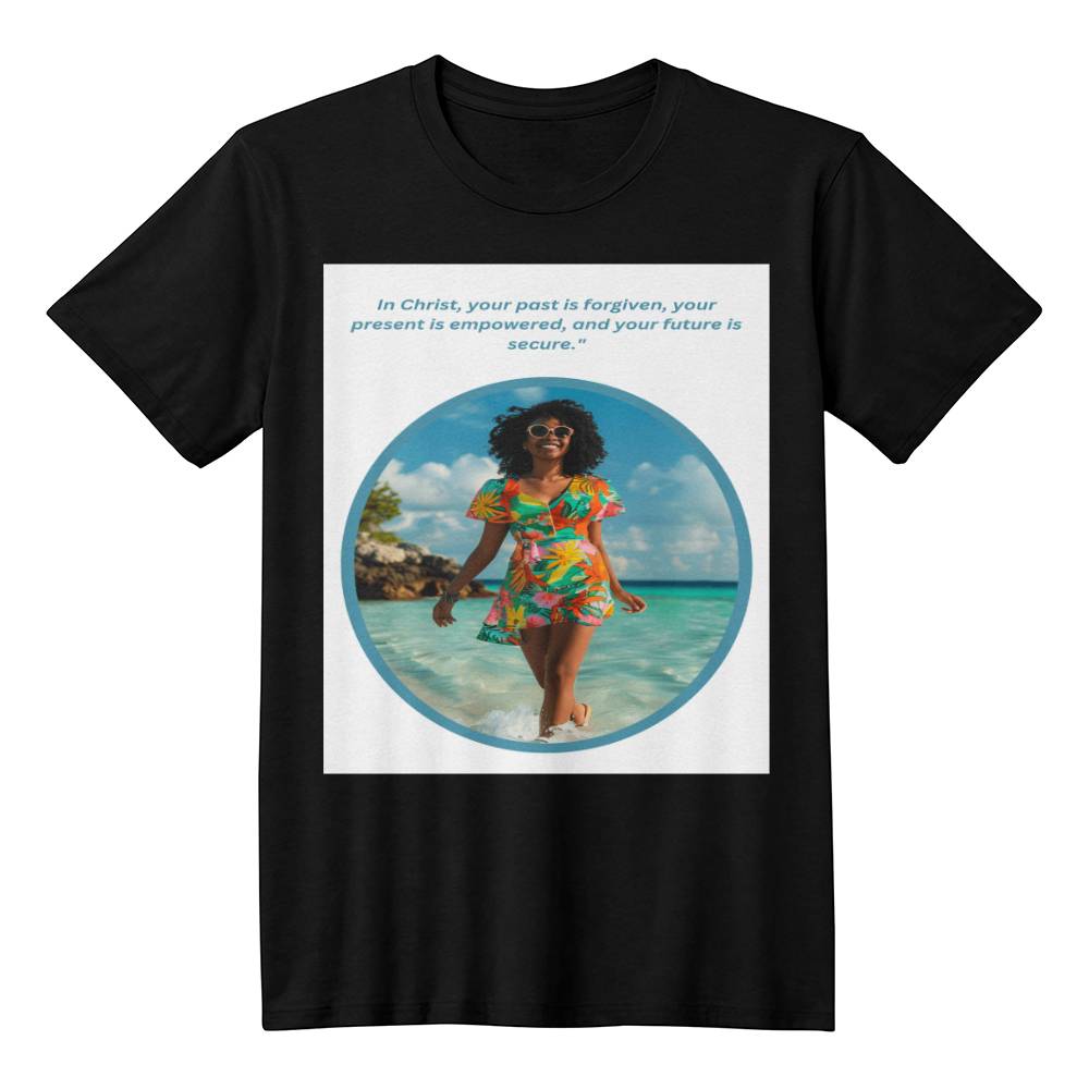 "In Christ Your Pass Is Forgiven" Faith Walk T-Shirt