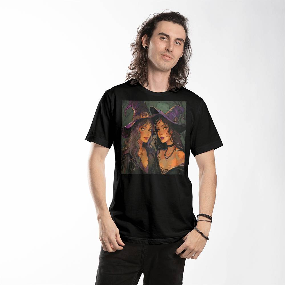 Bewitching Sisters Adult T-Shirt