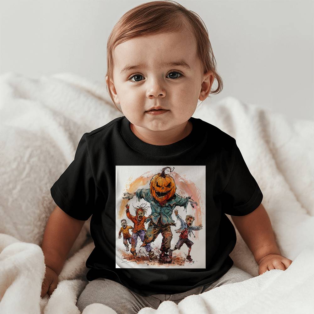 Haunted Pumpkins Baby Tee
