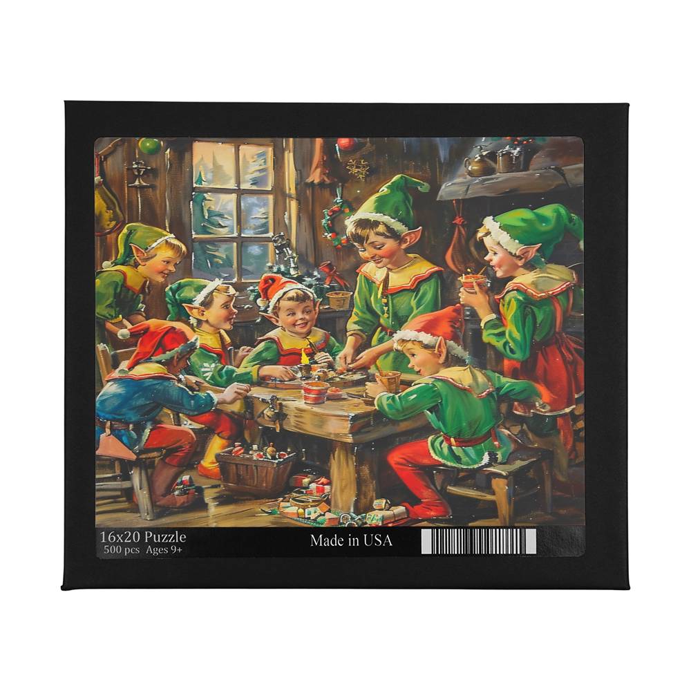 Jolly Elves: Making Christmas Happen Puzzle 16x20