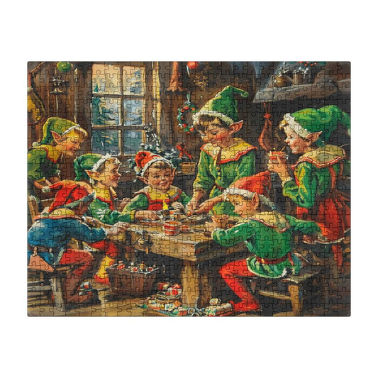 Jolly Elves: Making Christmas Happen Puzzle 16x20