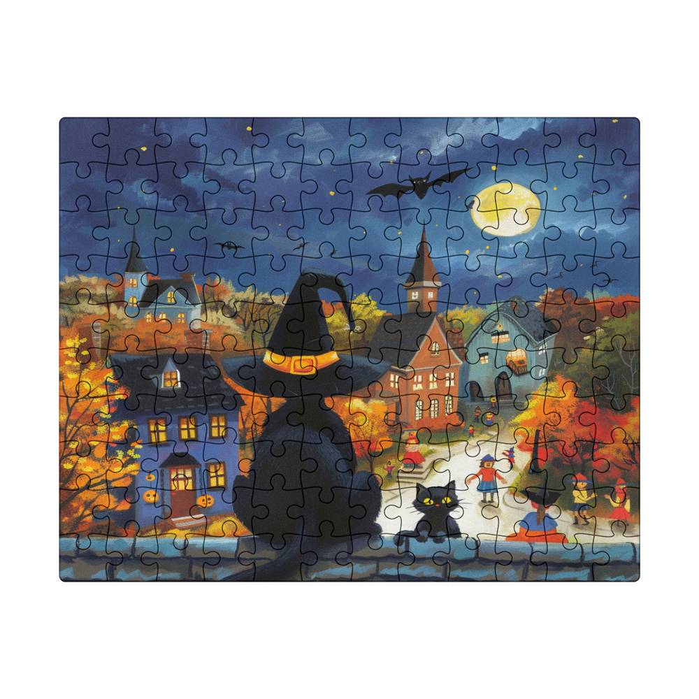 Midnight Meow Manor Puzzle 8x10