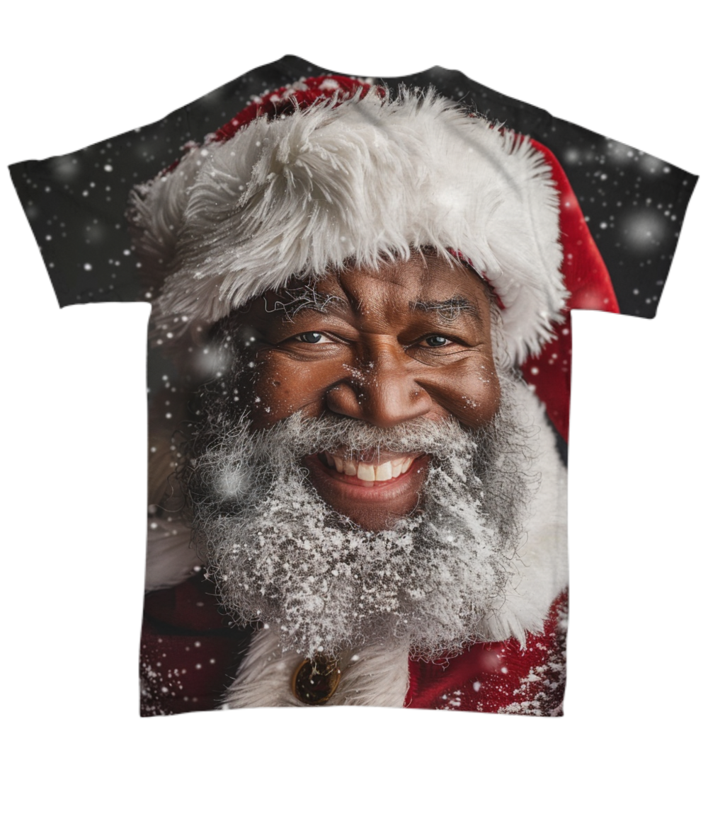 Father Christmas All Over T-Shirt