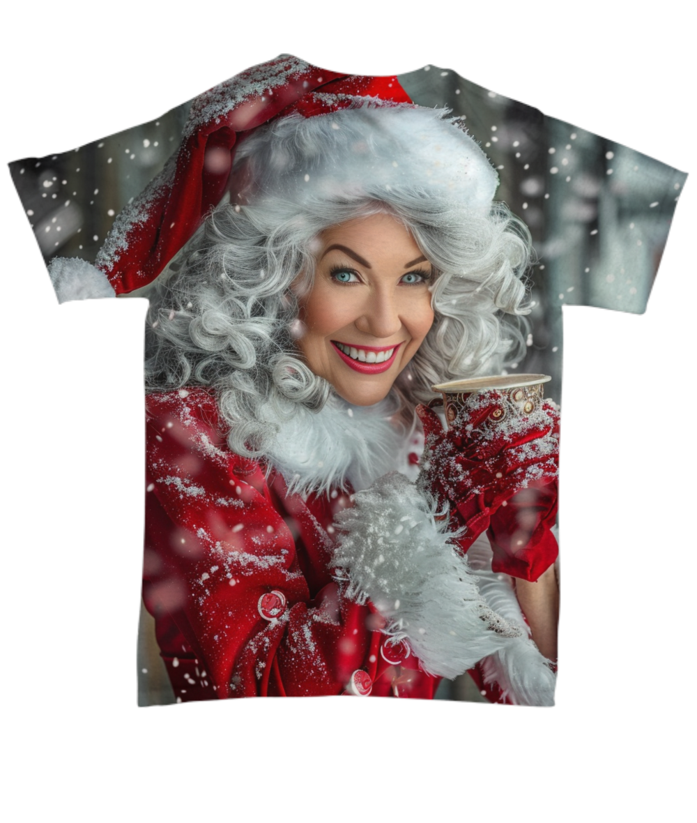 Sleigh Belle Seductress All Over T-Shirt