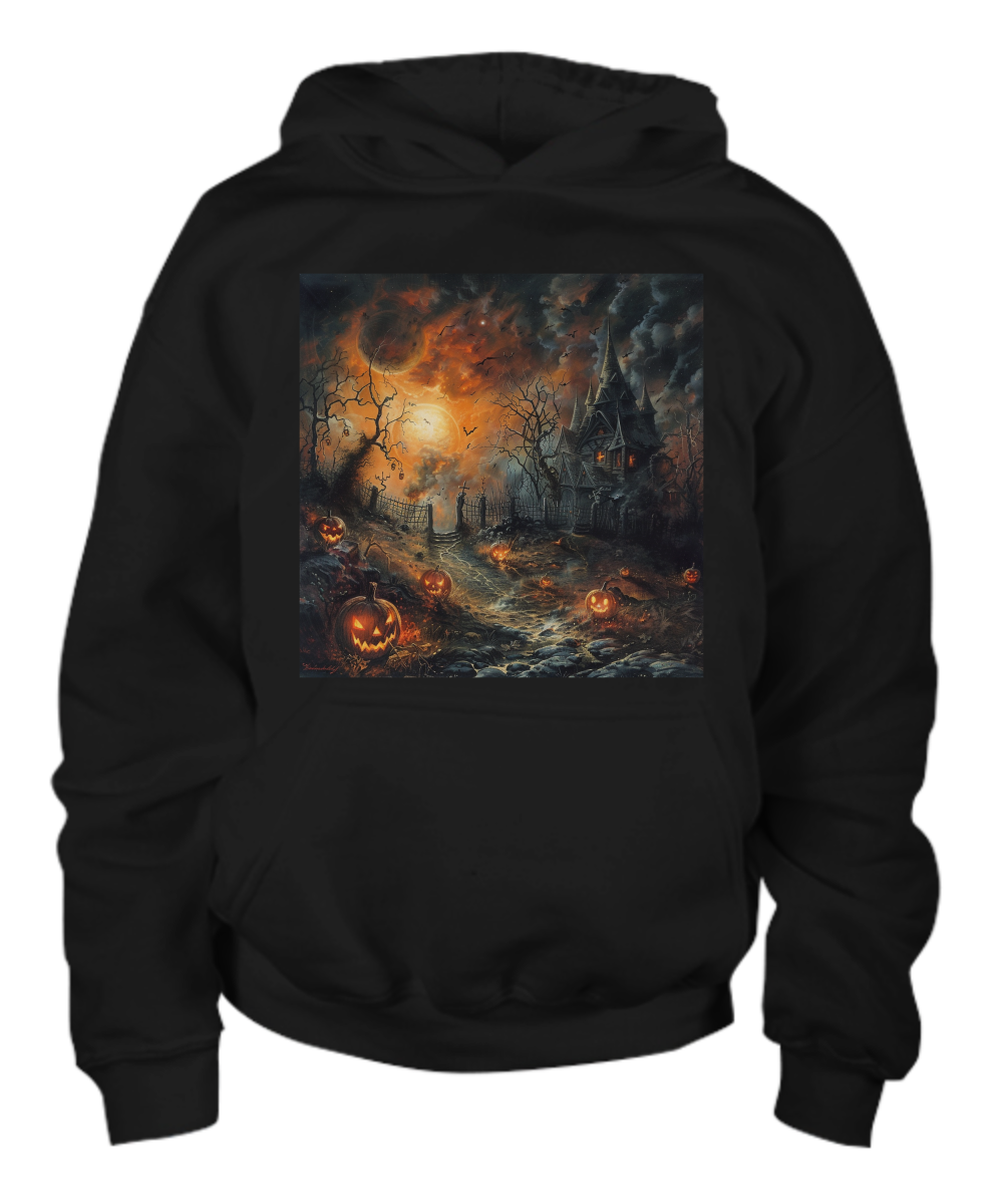 Dark Harvest Pumpkin Fright Youth Hoodie