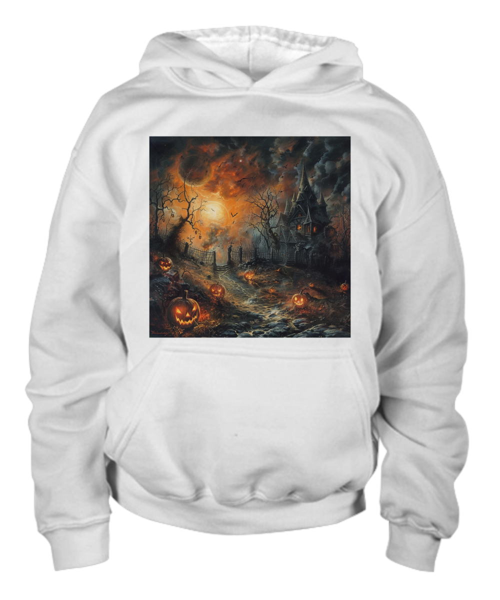 Dark Harvest Pumpkin Fright Youth Hoodie