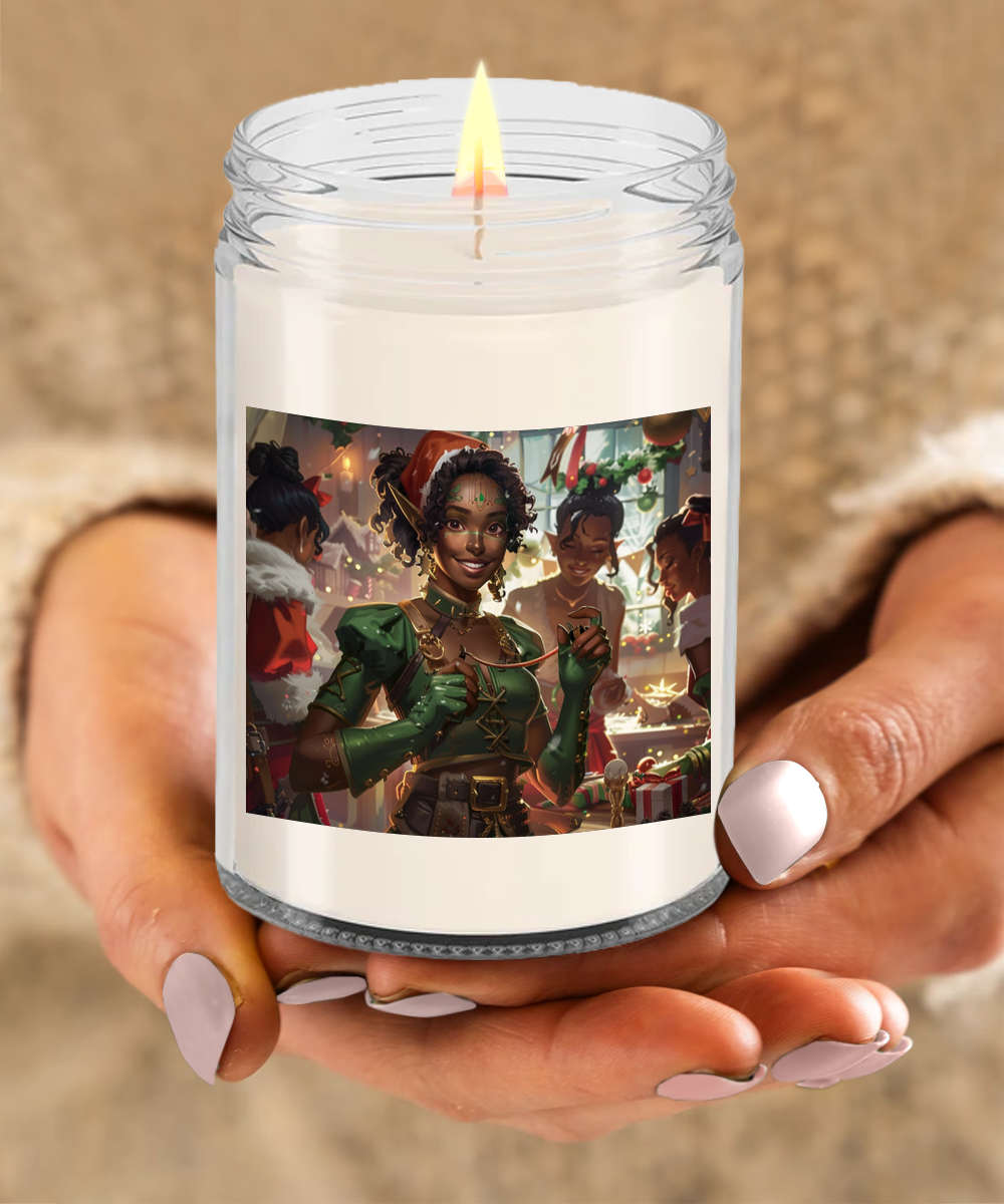Merry Glitter Candle