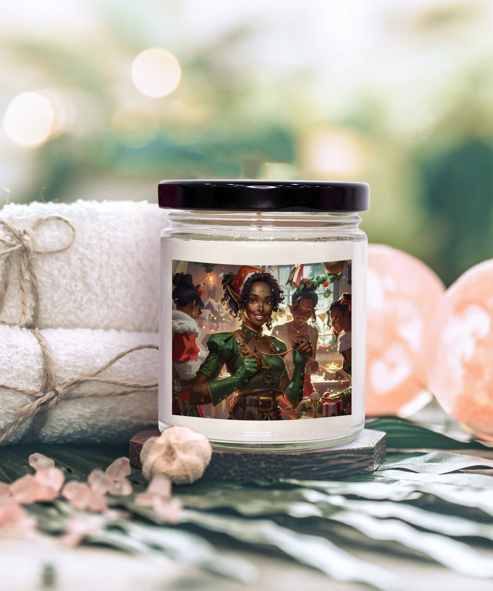 Merry Glitter Candle