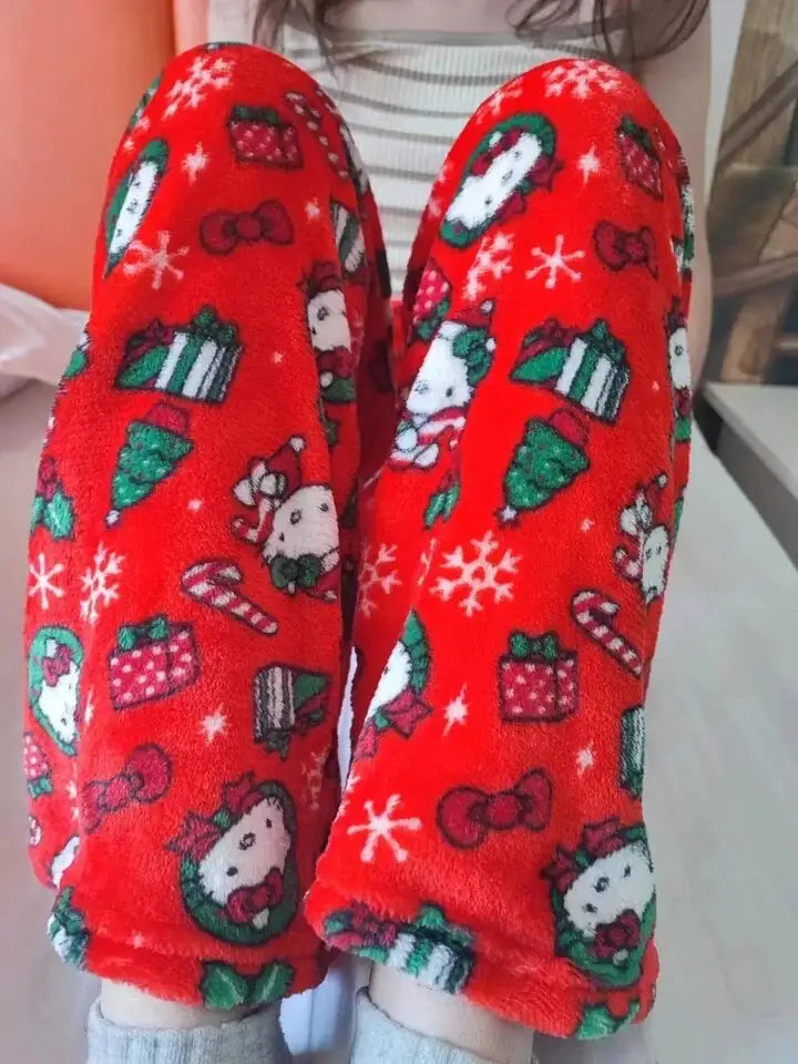 Hello-Kitty Christmas Pajama Pants