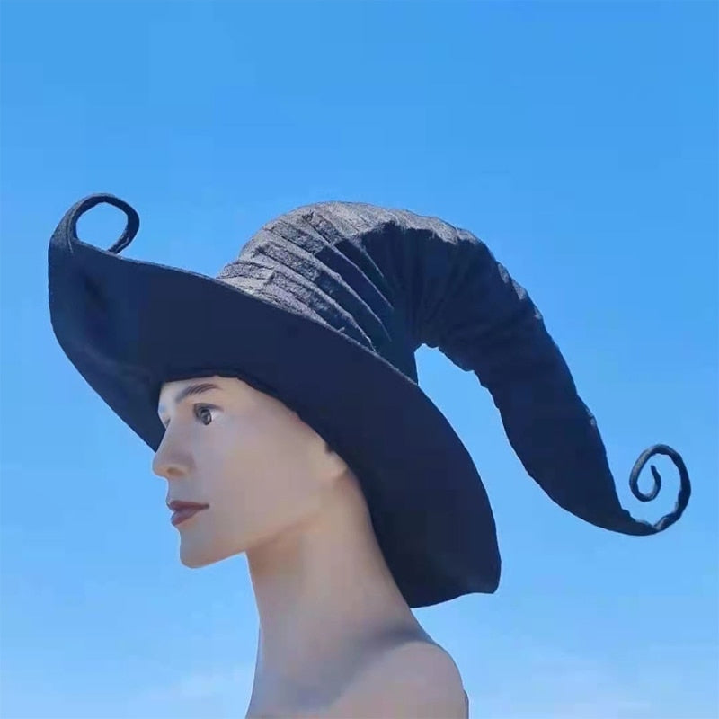 Angled Witch Steeple Wizard Hat