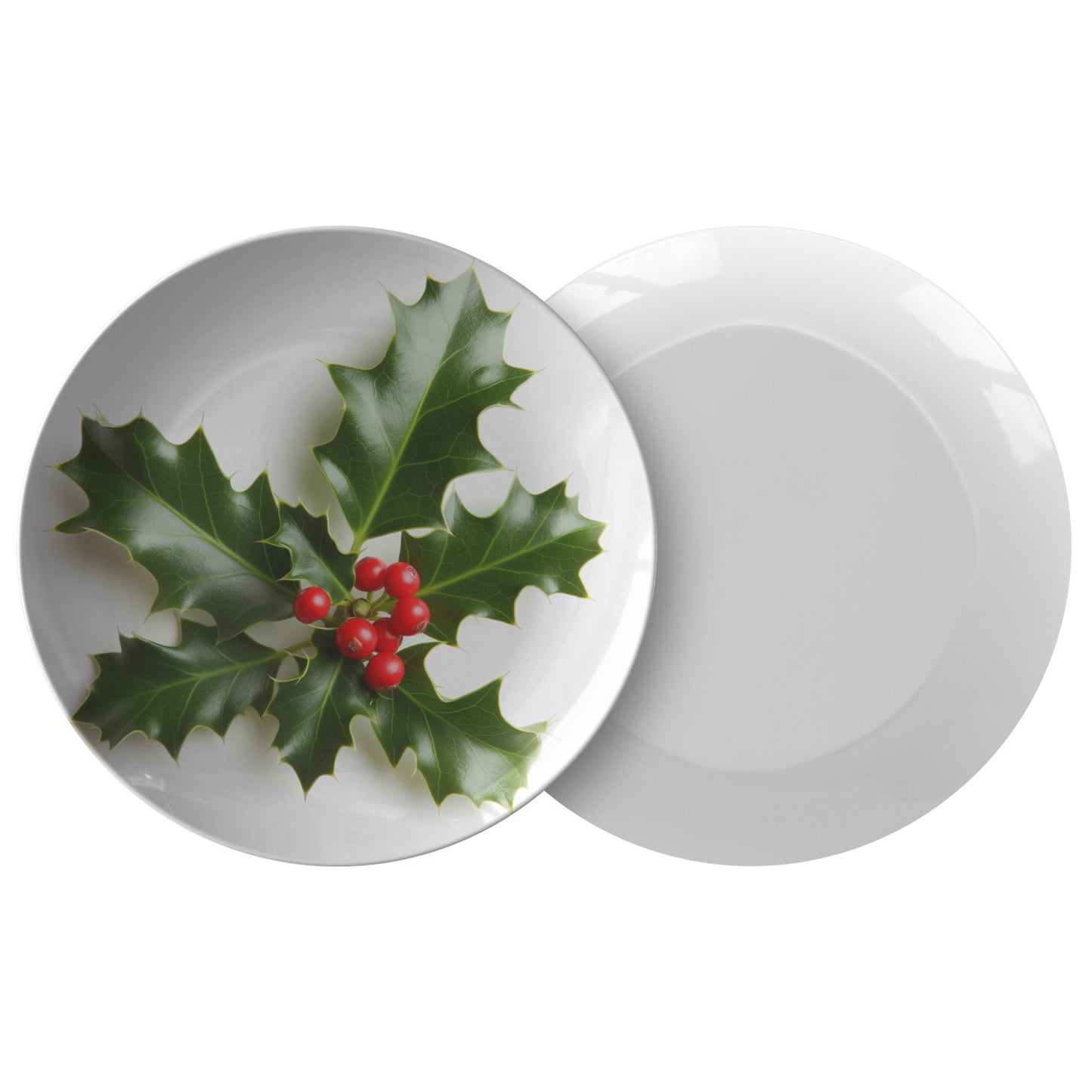 3D Holly Plate