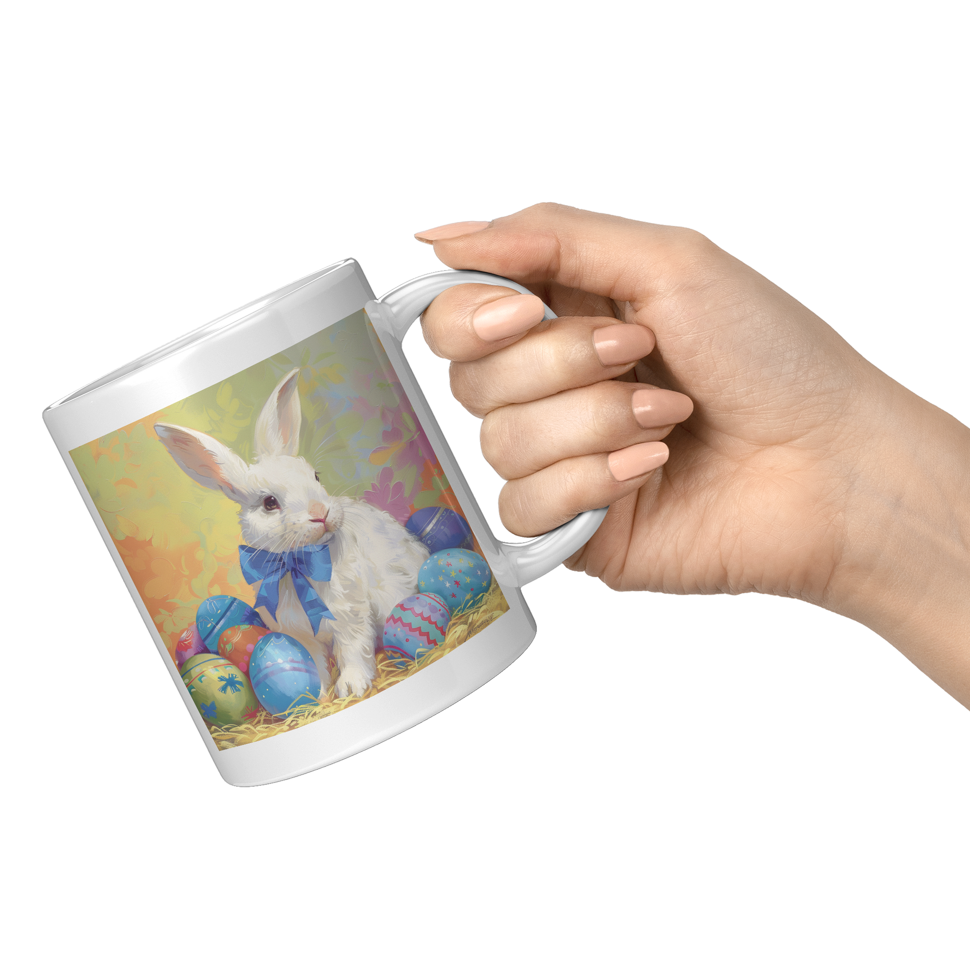 Blue_Bow_White_Bunny_MugWhite_11oz_White_RH_Model_Mockup.png