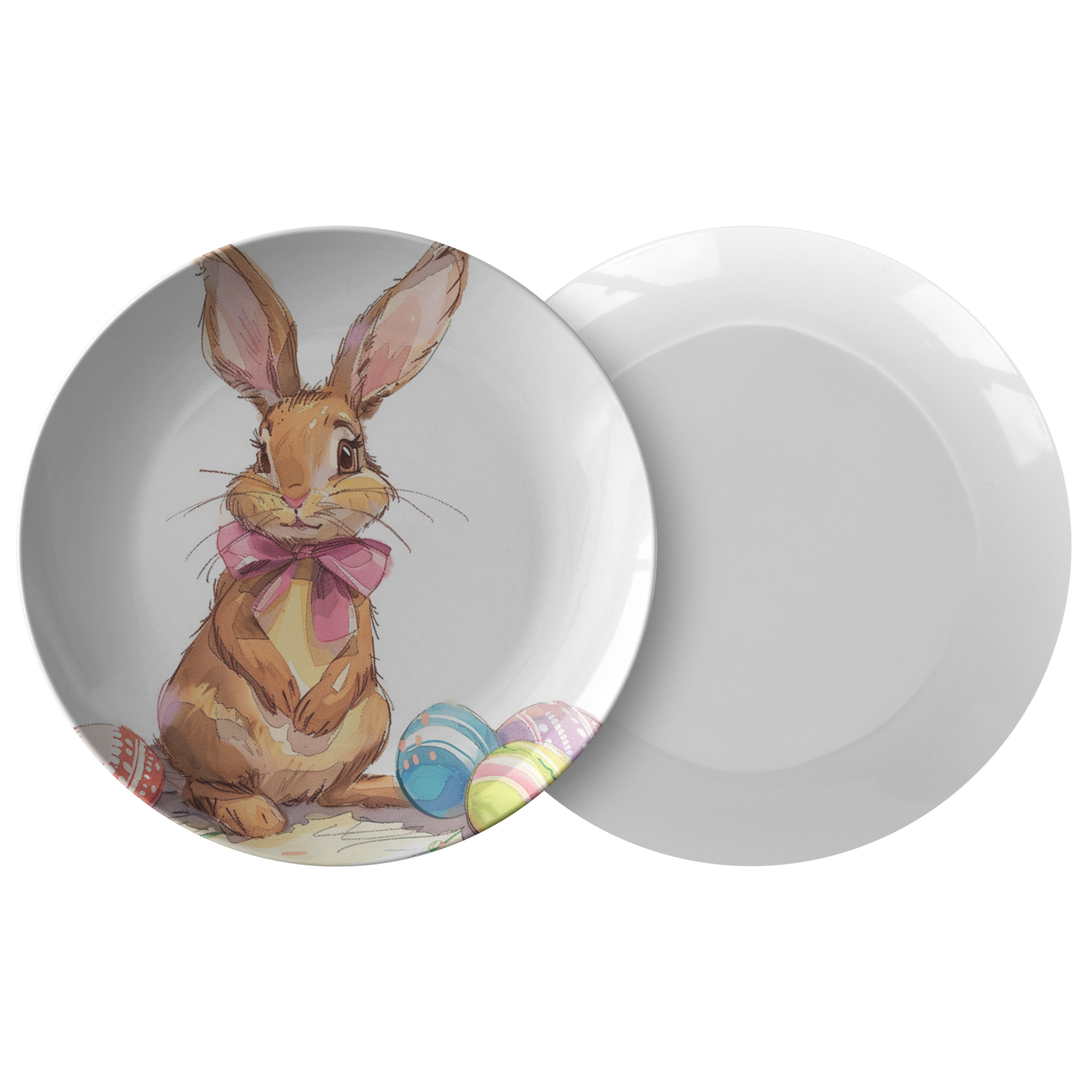 Brown_Bunny_with_Pink__Bow_Plate_Combo_Mockup.png
