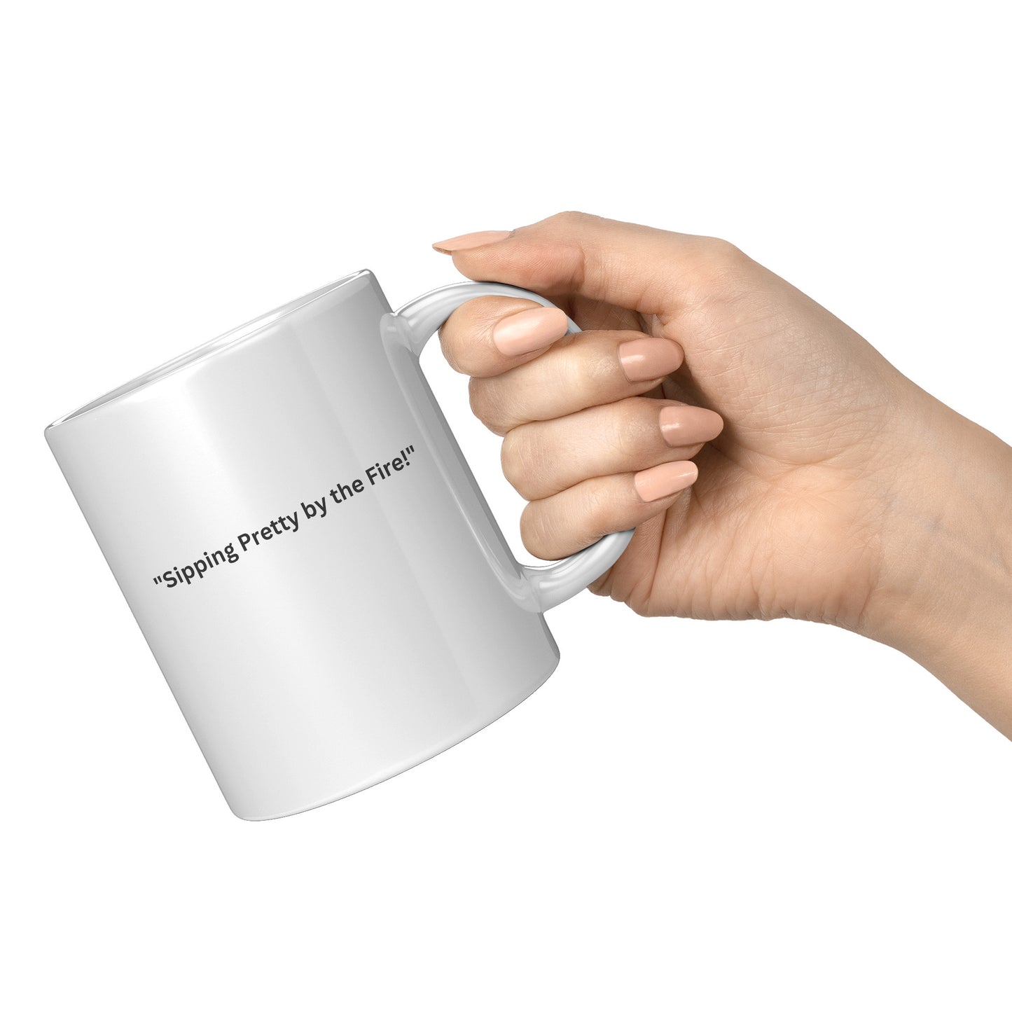 Candy Cane Charm Mug White
