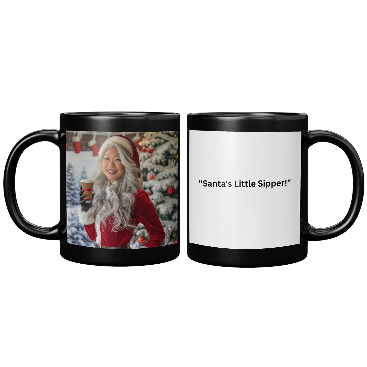Crimson Claus Mug (Black)