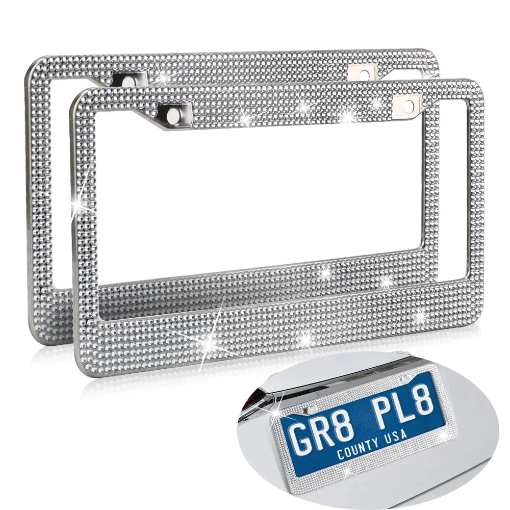 Bling License Plate Frames (2 PCS )