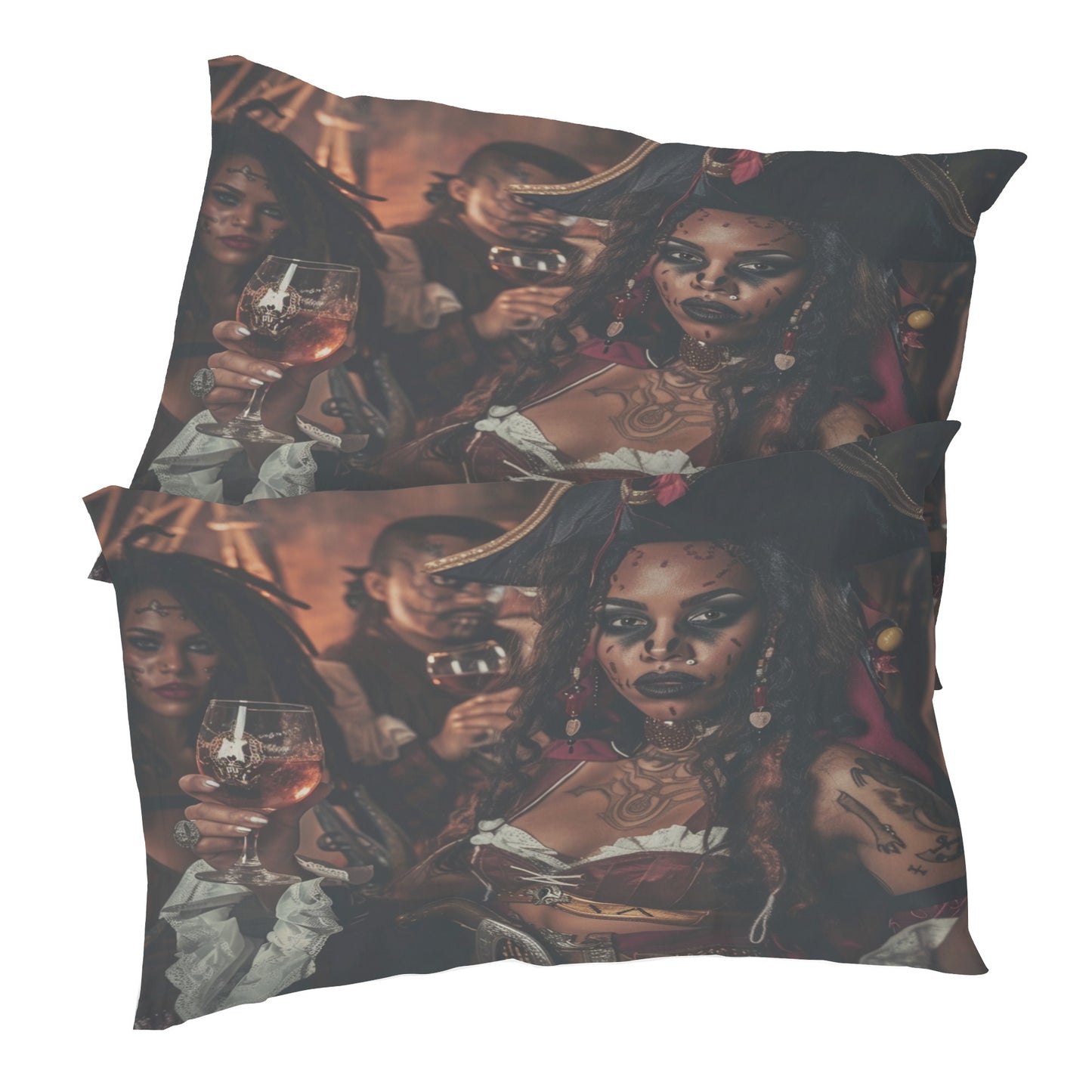 Dagger Diva Pillowcase Set