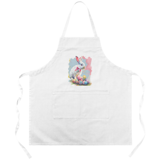 Ears_Up_bunny_with_Pink_Bow_Apron_White_Transparent_Mockup.png