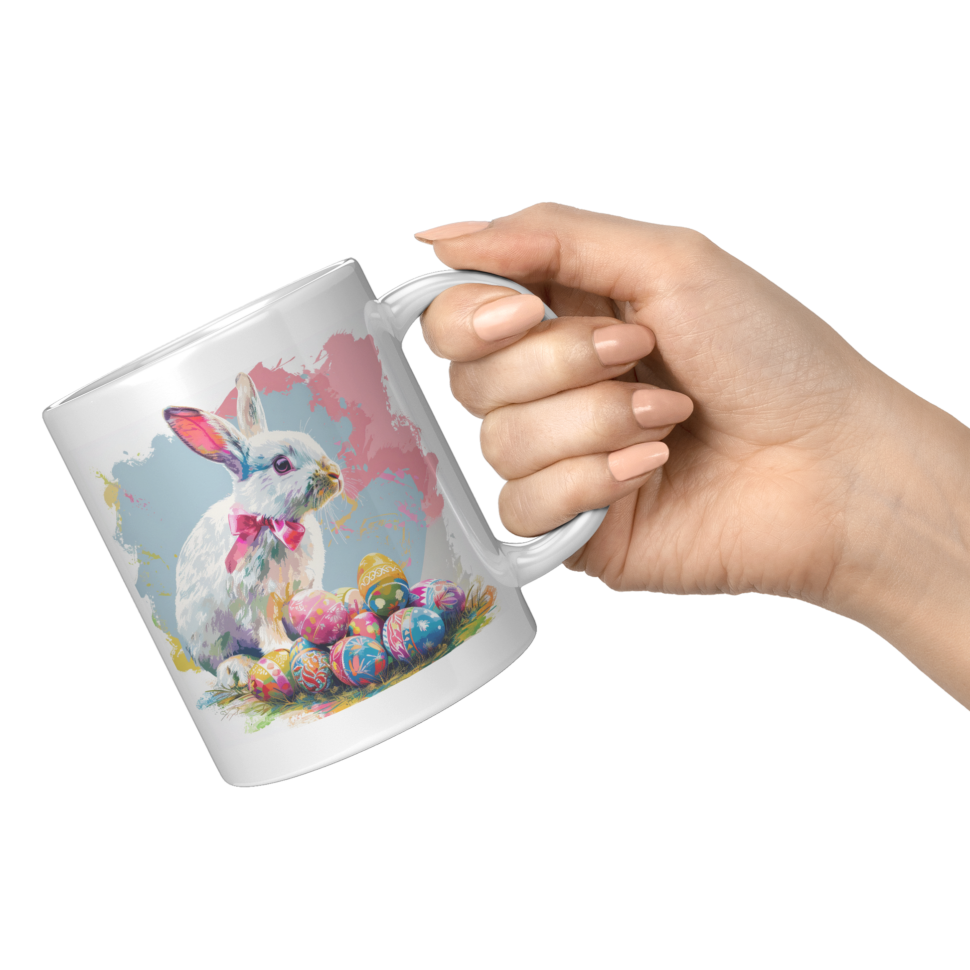 Ears_Up_bunny_with_Pink_Bow_Mug_White_11oz_White_RH_Model_Mockup.png