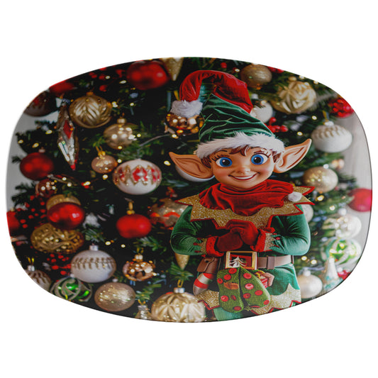 Elf on a Plate Platter 4