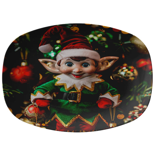 Elf on a Plate Platter 5