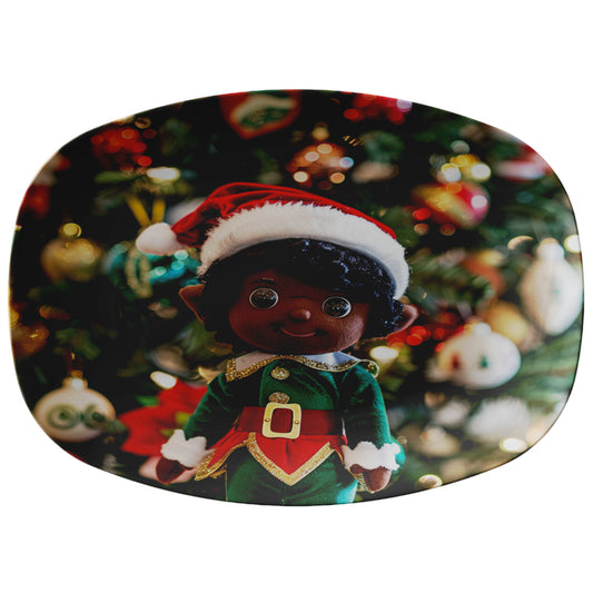 Elf on a Plate Platter 7