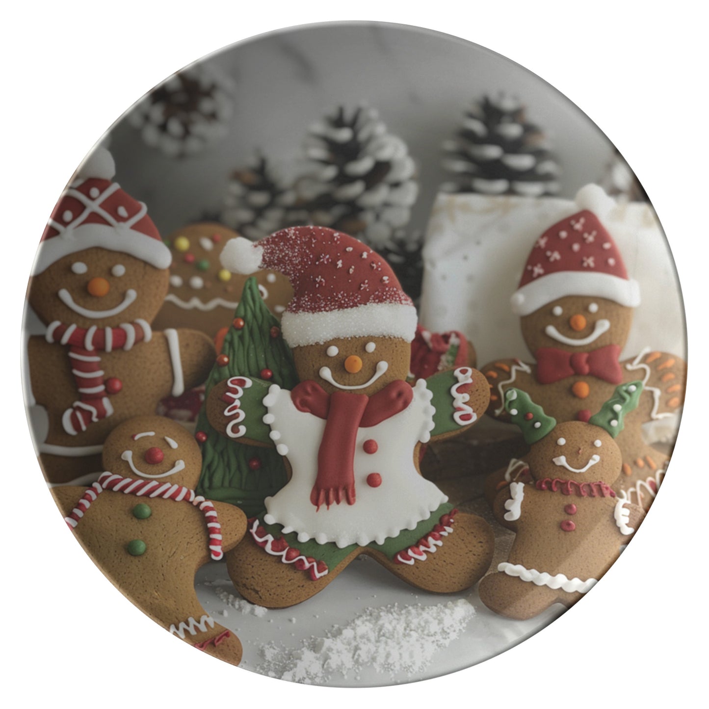 Gingerbread Plate 6