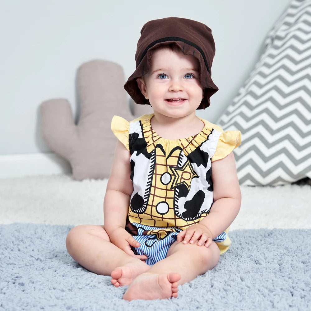 Baby Dinosaur, Chef, Duck and Cowboy Costumes