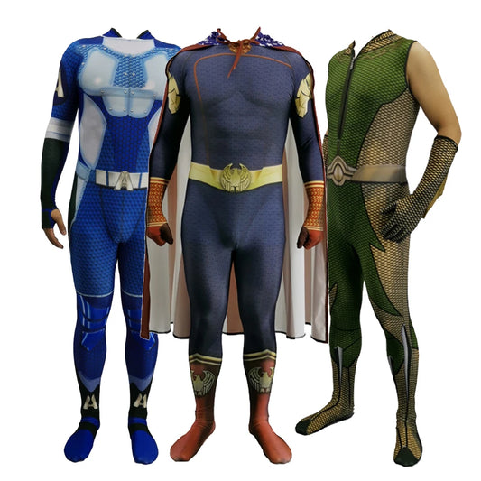 The Boys (Homelander, A-Train, The Deep) Costumes