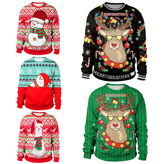 Ugly Christmas Sweaters (17 variations)