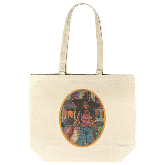 Elara Enchantress Cotton Tote (18 x 15)