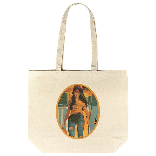 Maisie Moon Cotton Tote (18 x 15)