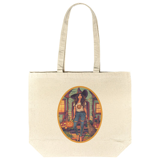 Daisy Dusk Cotton Tote (18 x 15)