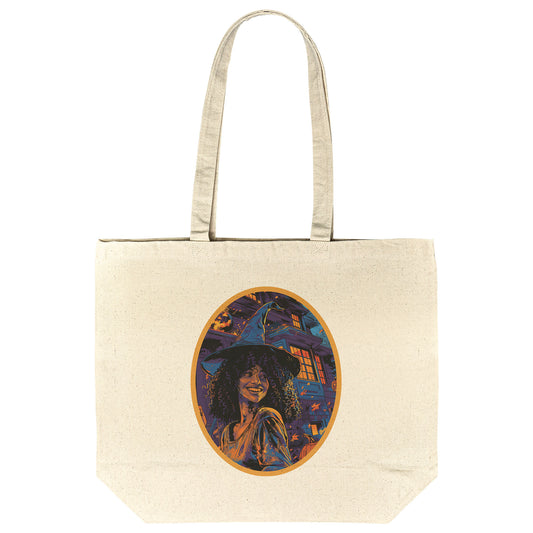 Twilight Hex Cotton Tote (18 x 15)