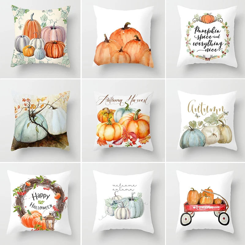 Fall Pumpkin Pillowcases