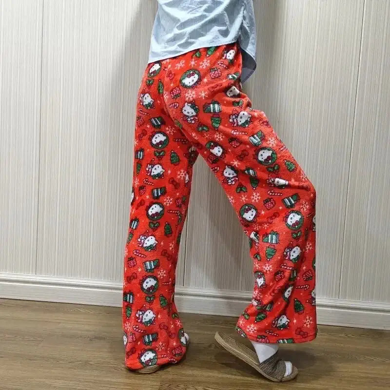 Hello-Kitty Christmas Pajama Pants