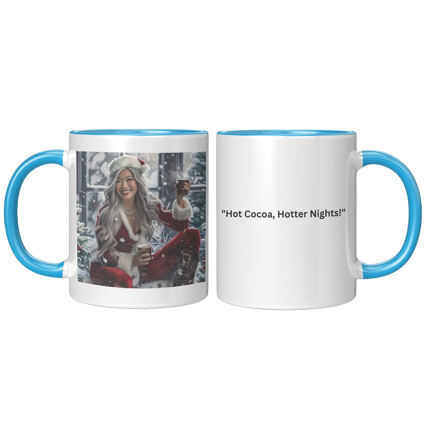 Mrs. Clause brings Santa Hot Coco