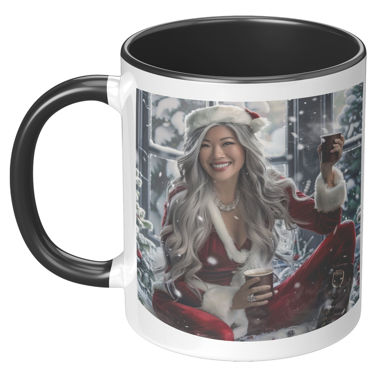 Mrs. Clause brings Santa Hot Coco