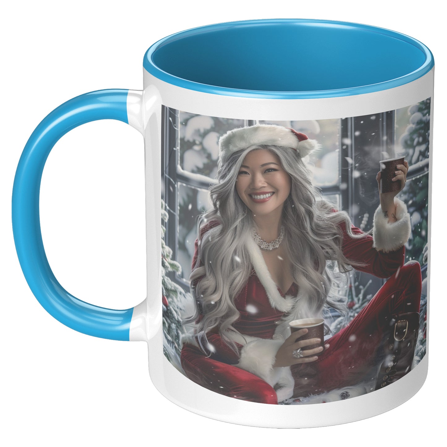 Mrs. Clause brings Santa Hot Coco