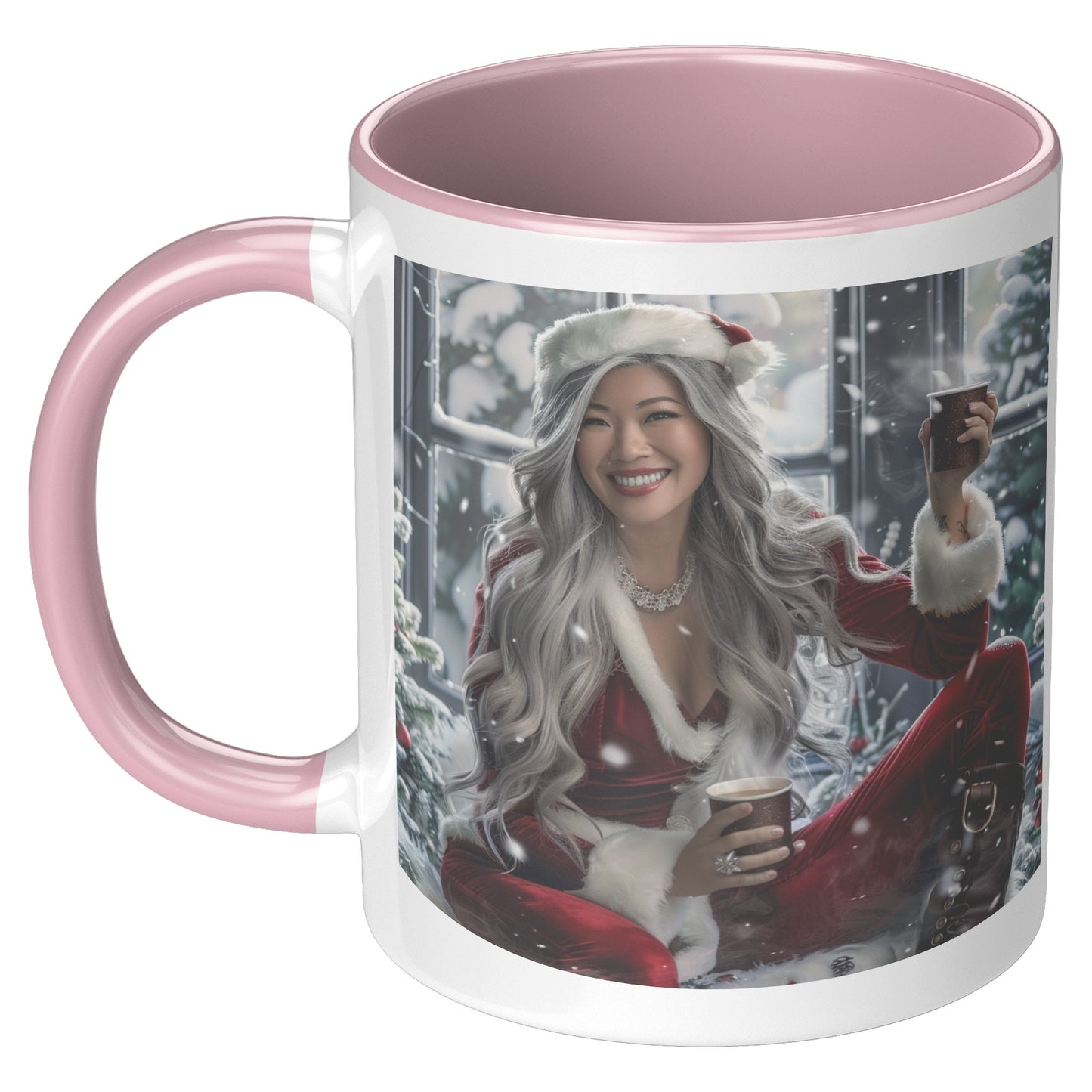Mrs. Clause brings Santa Hot Coco