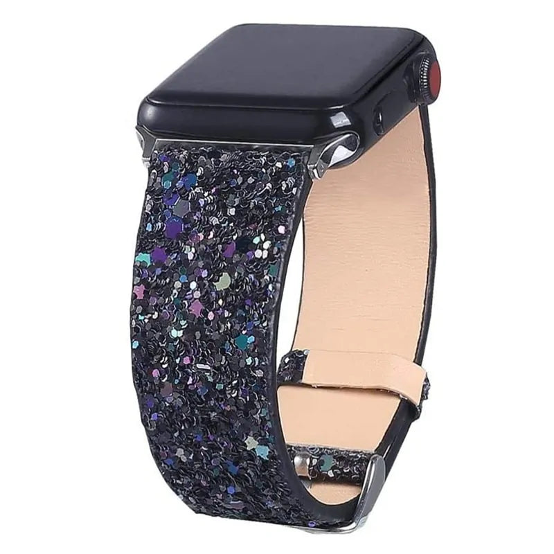 Bling Leather Band for Fitbit Ionic Watch