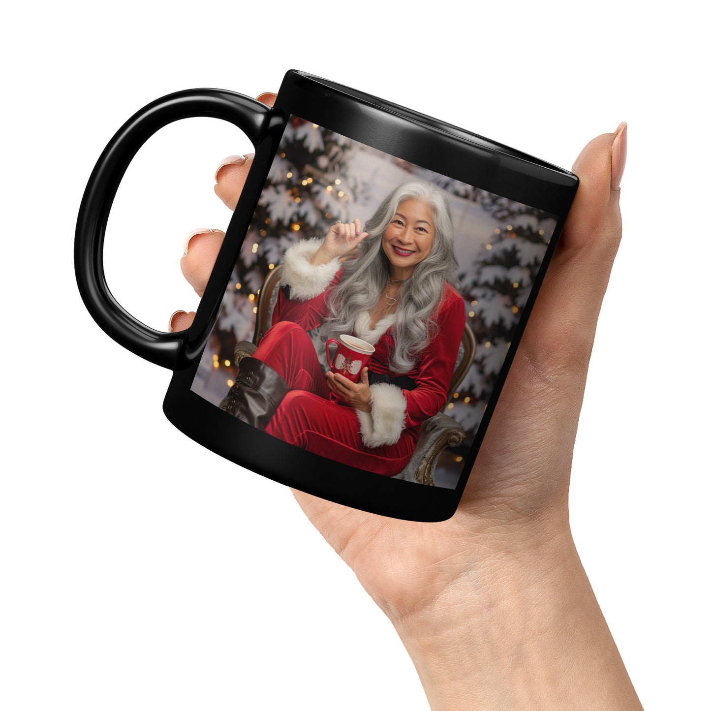 North Pole Darling Mug Black
