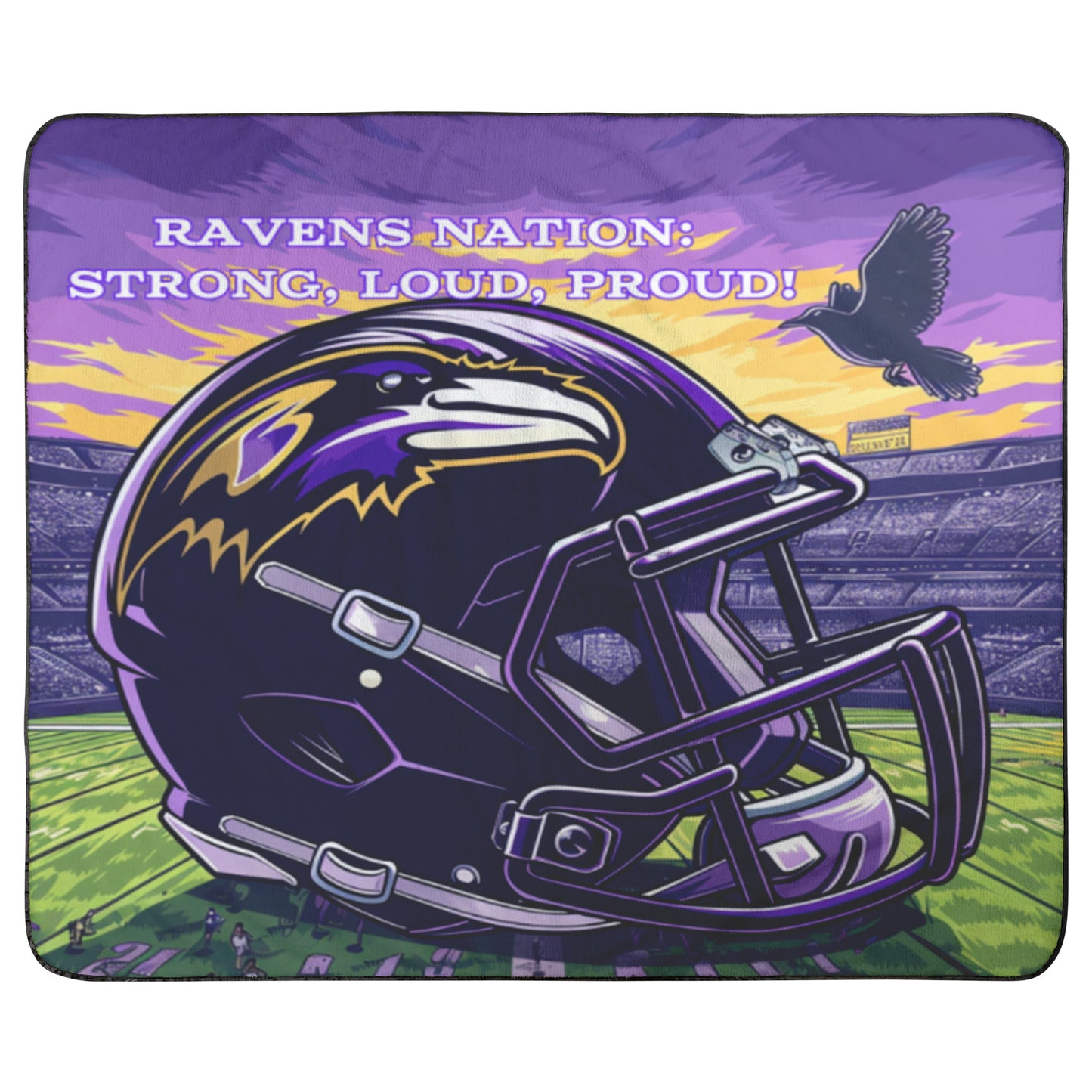Raven Stadium Blanket