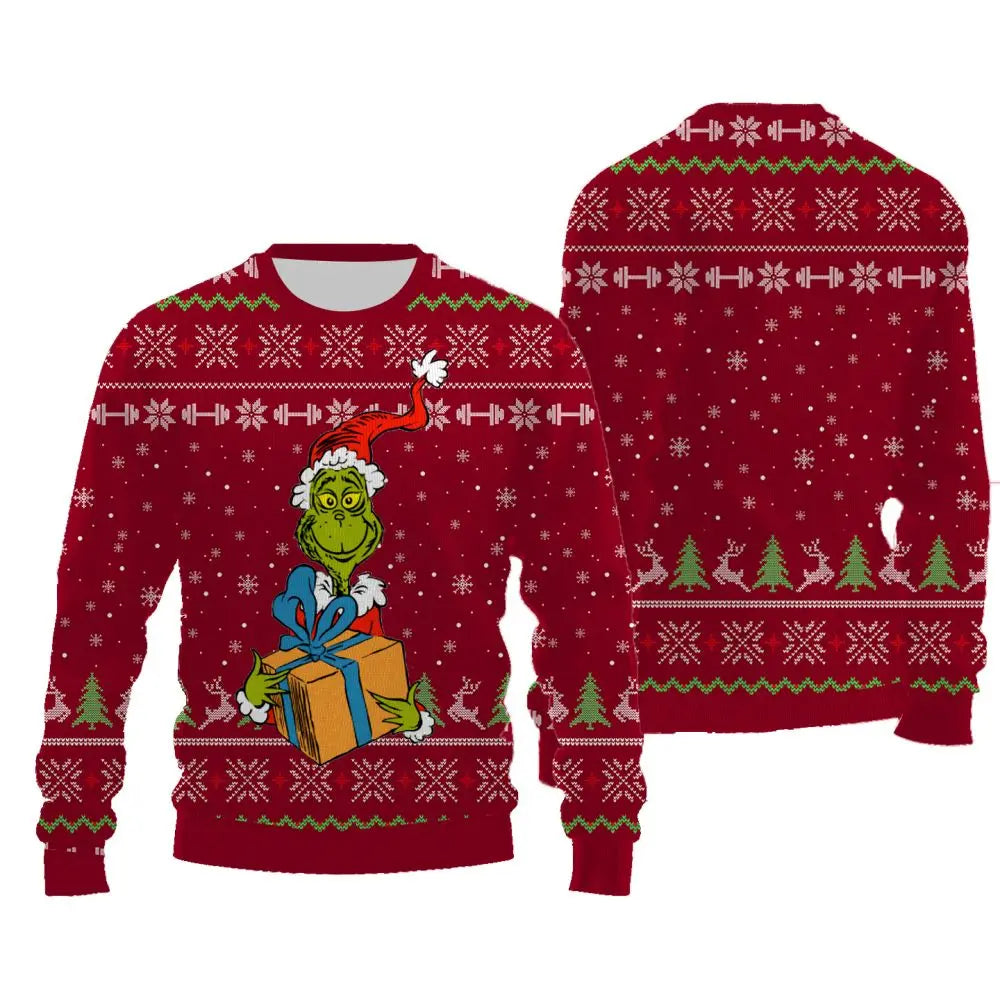 Ugly Grinch Christmas Sweater