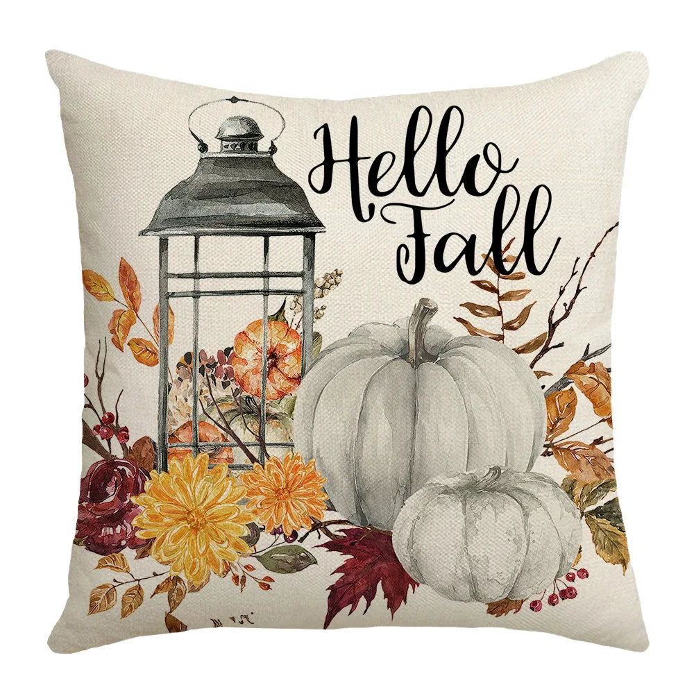 Thanksgiving Thankful Pillow Covers