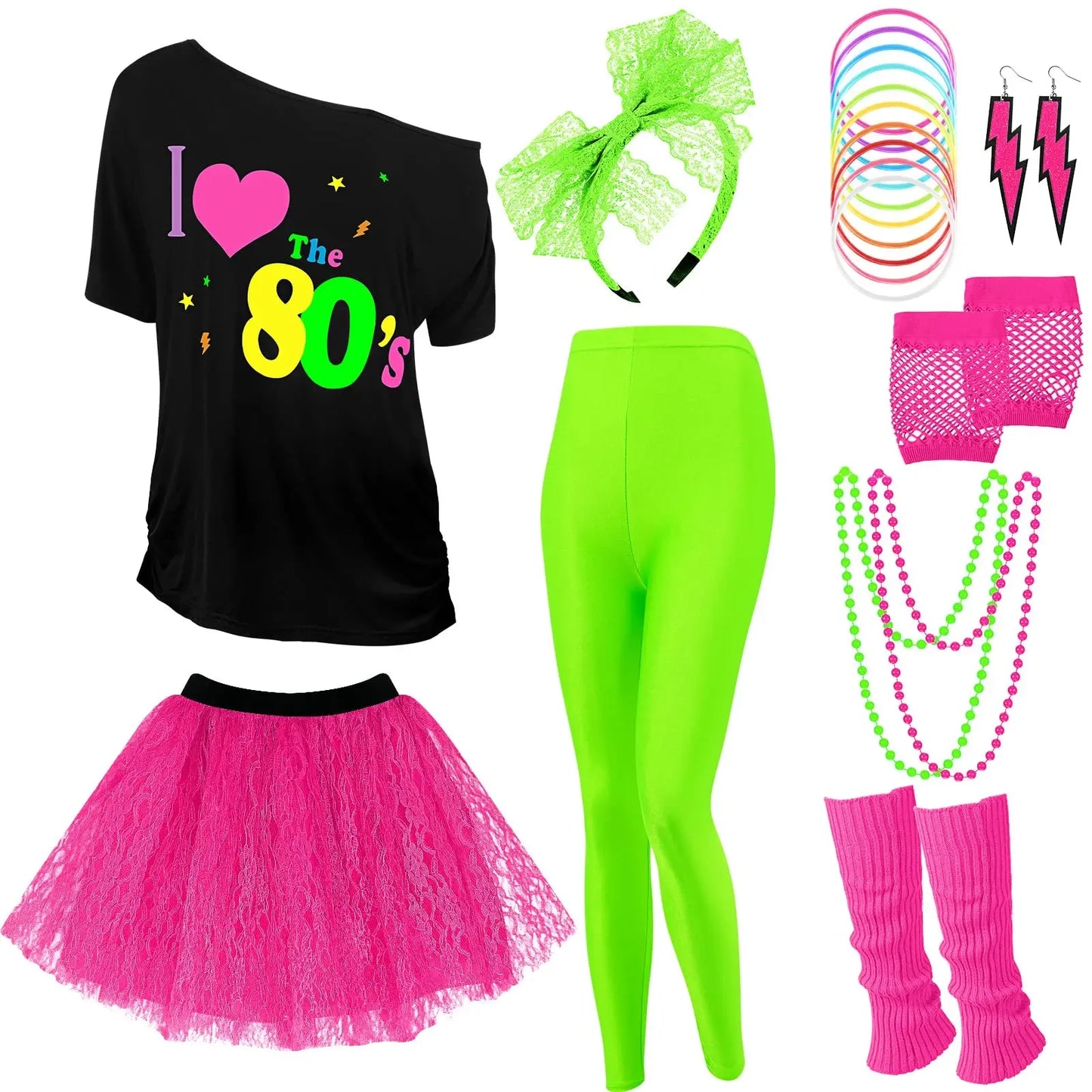 New Women 80s Costume