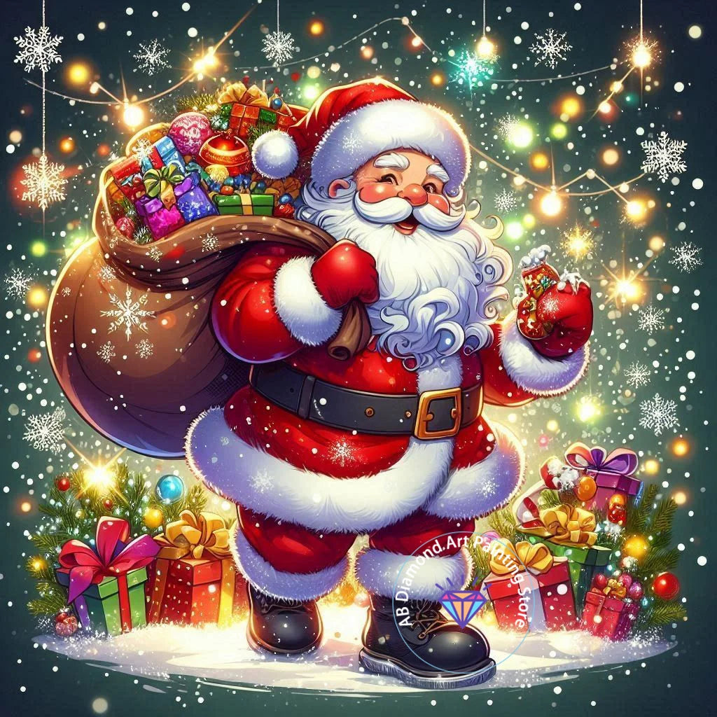 Holiday Diamond Painting Kit 5D DIY Cartoon