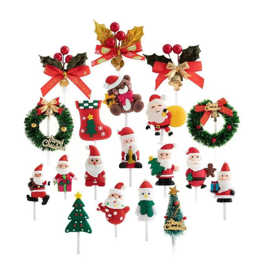 Holiday Cake / Cupcake Toppers