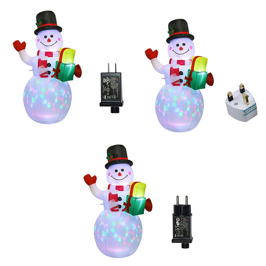 Inflatable Snowman (with LED lights)