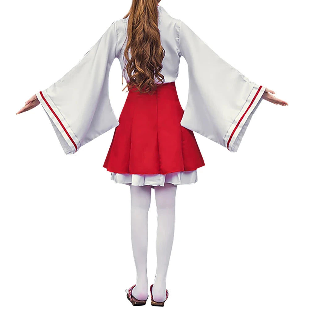 Japanese Anime Kikyo Kimono Costume